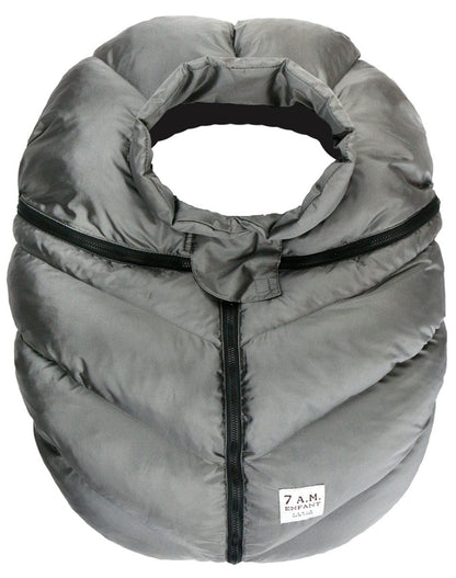 7 A.M. Enfant Cocoon Car Seat Cover - Metallic Grey - csc-mgr