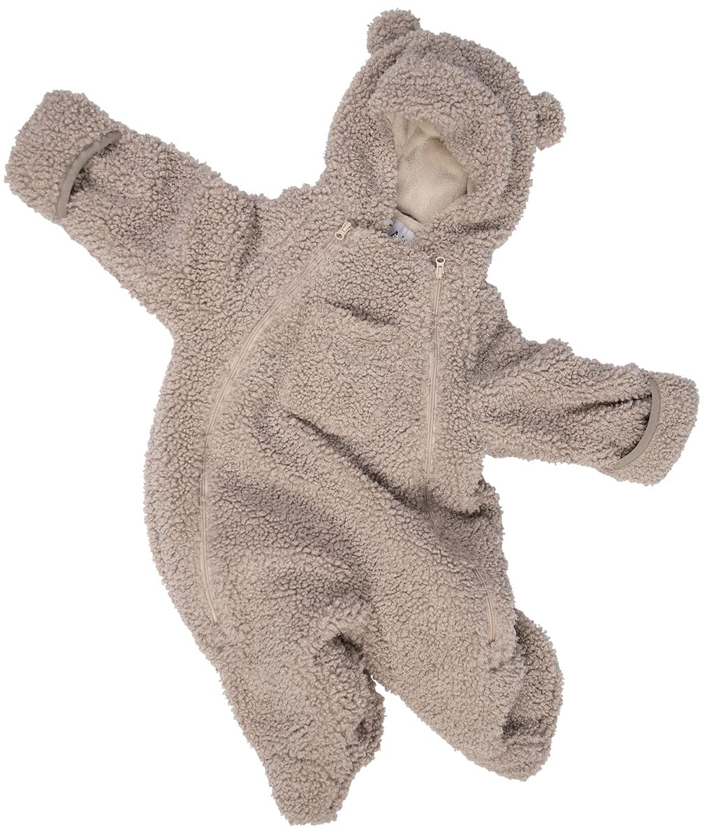 7 A.M. Enfant Jumpsuit Bebe - Teddy - Oatmeal Teddy (6-12m) - SSB902-TEDO
