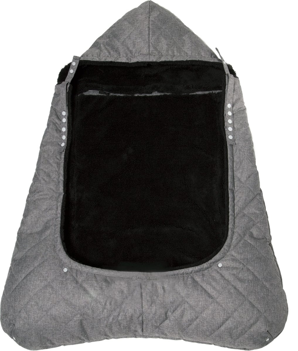 7 A.M. Enfant K-Poncho Baby Carrier Cover - Heather Grey - KP50-HGP
