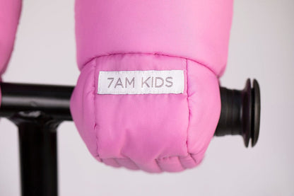 7 A.M. Enfant KIDS Warmmuffs - Bows - Hot Pink (2T-4T) - HMK121-HPB