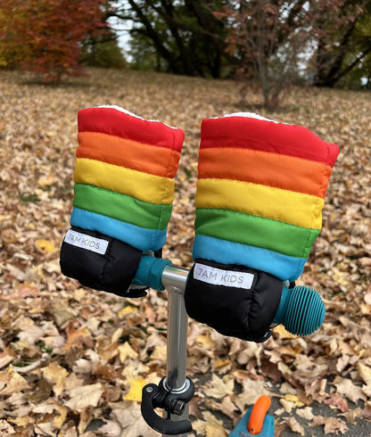 7 A.M. Enfant KIDS Warmmuffs - Rainbow (2T-4T) - HMK151-RBW