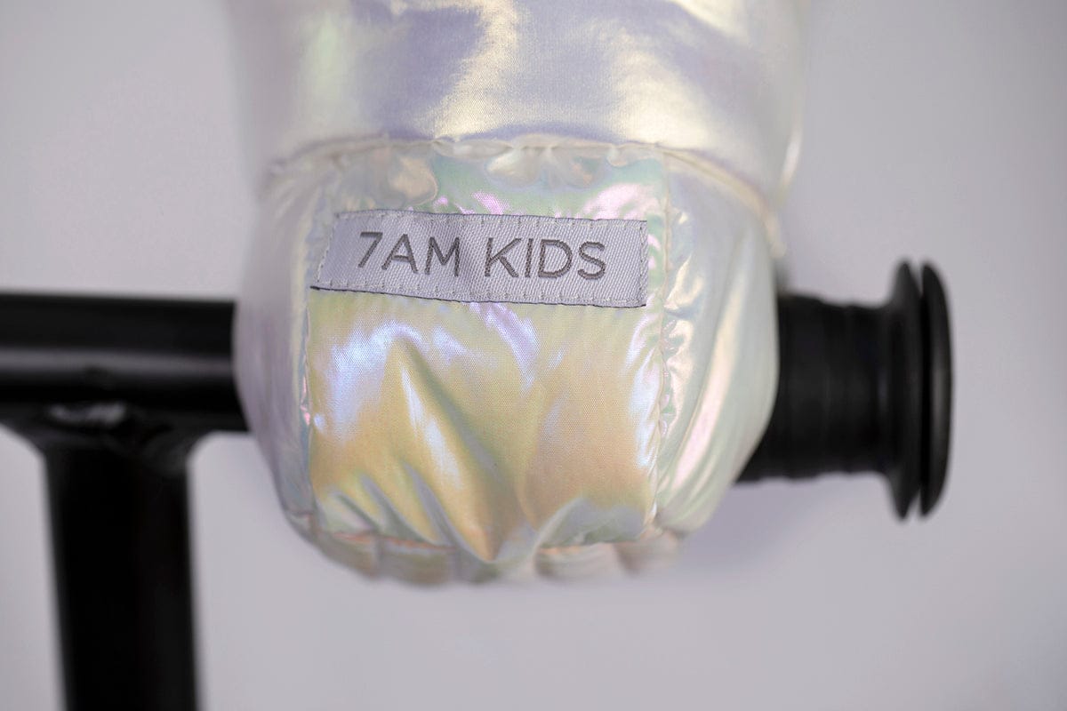 7 A.M. Enfant KIDS Warmmuffs - Wings - Iridescent (2T-4T) - HMK131-IRDW