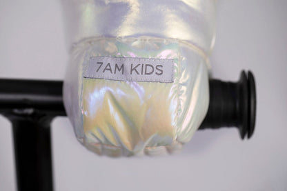 7 A.M. Enfant KIDS Warmmuffs - Wings - Iridescent (2T-4T) - HMK131-IRDW