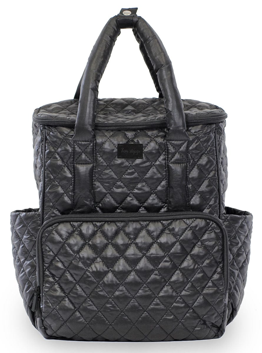 7 A.M. Enfant London Diaper Backpack - Black - VB018-BK