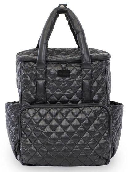 7 A.M. Enfant London Diaper Backpack - Black - VB018-BK