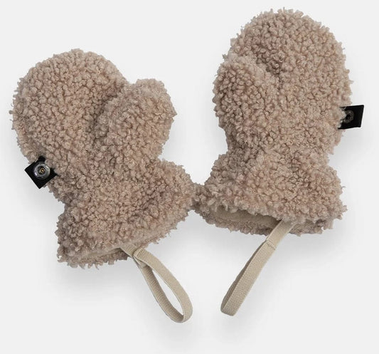 7 A.M. Enfant Mittens - Teddy - Oatmeal (6-12M) - MT90-D2-TEDO