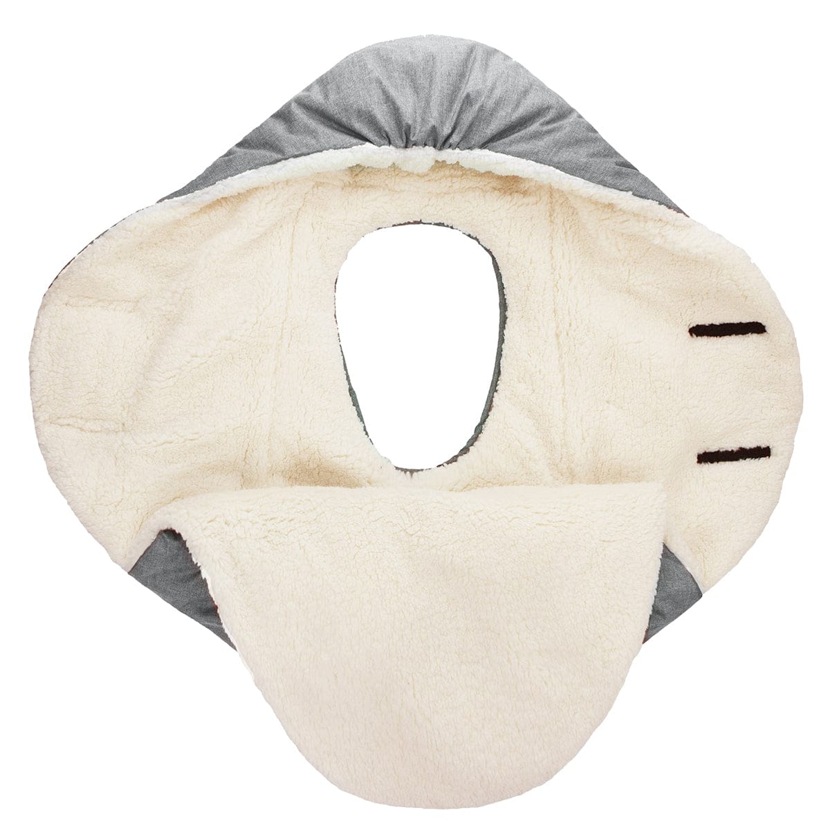 7 A.M. Enfant Nido Cloud Heavyweight Infant Wrap - Core - Heather Grey (0-6m) - ND200S-HG
