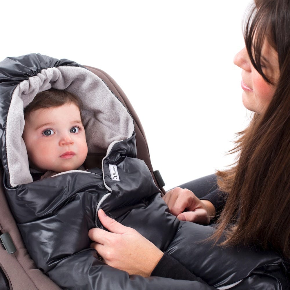 7 A.M. Enfant Nido Quilted Wrap, Small - Black - ND100S-BK