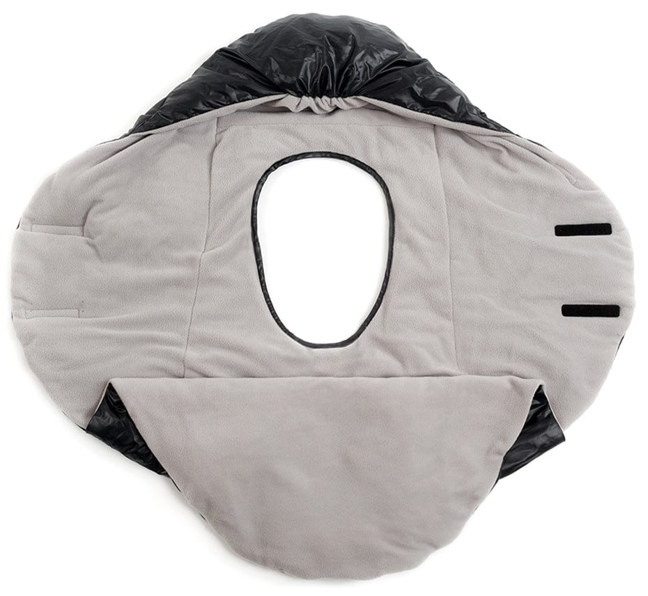 7 A.M. Enfant Nido Quilted Wrap, Small - Black - ND100S-BK