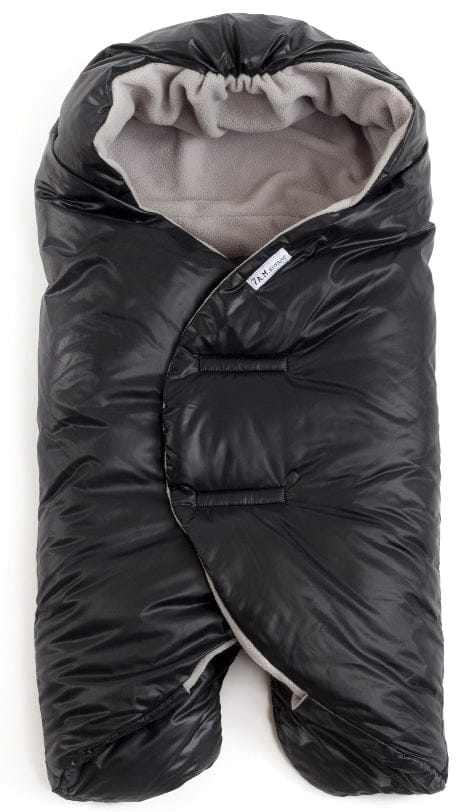 7 A.M. Enfant Nido Quilted Wrap, Small - Black - ND100S-BK