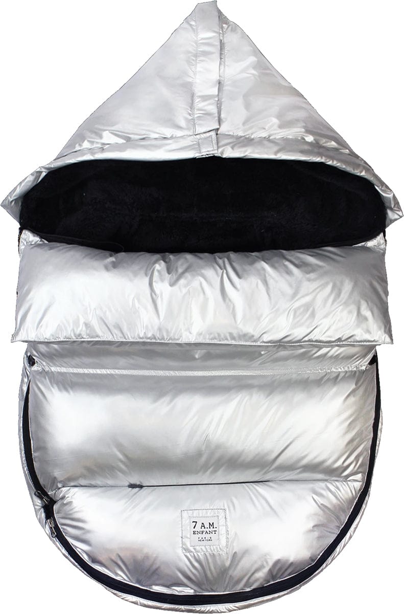 7 A.M. Enfant POD Footmuff, Medium/Large (18M-3T) - Glacier - POD30ML-GL