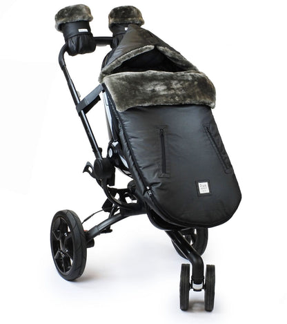 7 A.M. Enfant POD Footmuff, Medium/Large (18M-3T) - Waxed Forest - POD40ML-WF