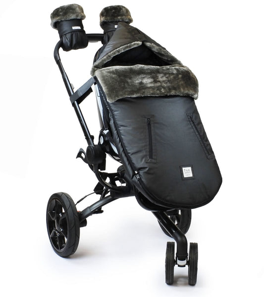 7 A.M. Enfant POD Footmuff, Medium/Large (18M-3T) - Waxed Forest - POD40ML-WF