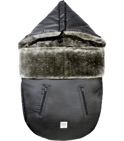 7 A.M. Enfant POD Footmuff, Medium/Large (18M-3T) - Waxed Forest - POD40ML-WF