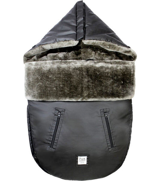 7 A.M. Enfant POD Footmuff, Medium/Large (18M-3T) - Waxed Forest - POD40ML-WF