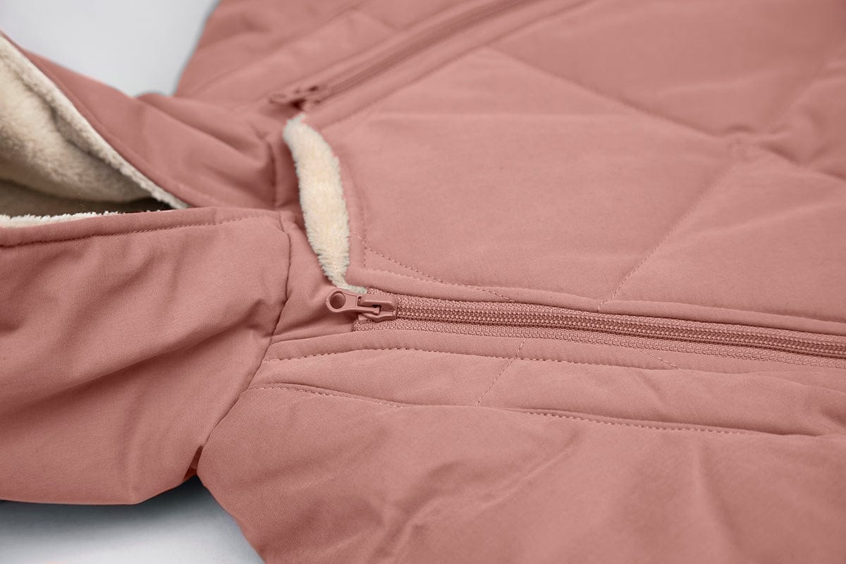 7 A.M. Enfant Snowsuit Bebe - Benji - Rose Dawn Quilted (6-12m) - SSB802-ROQ