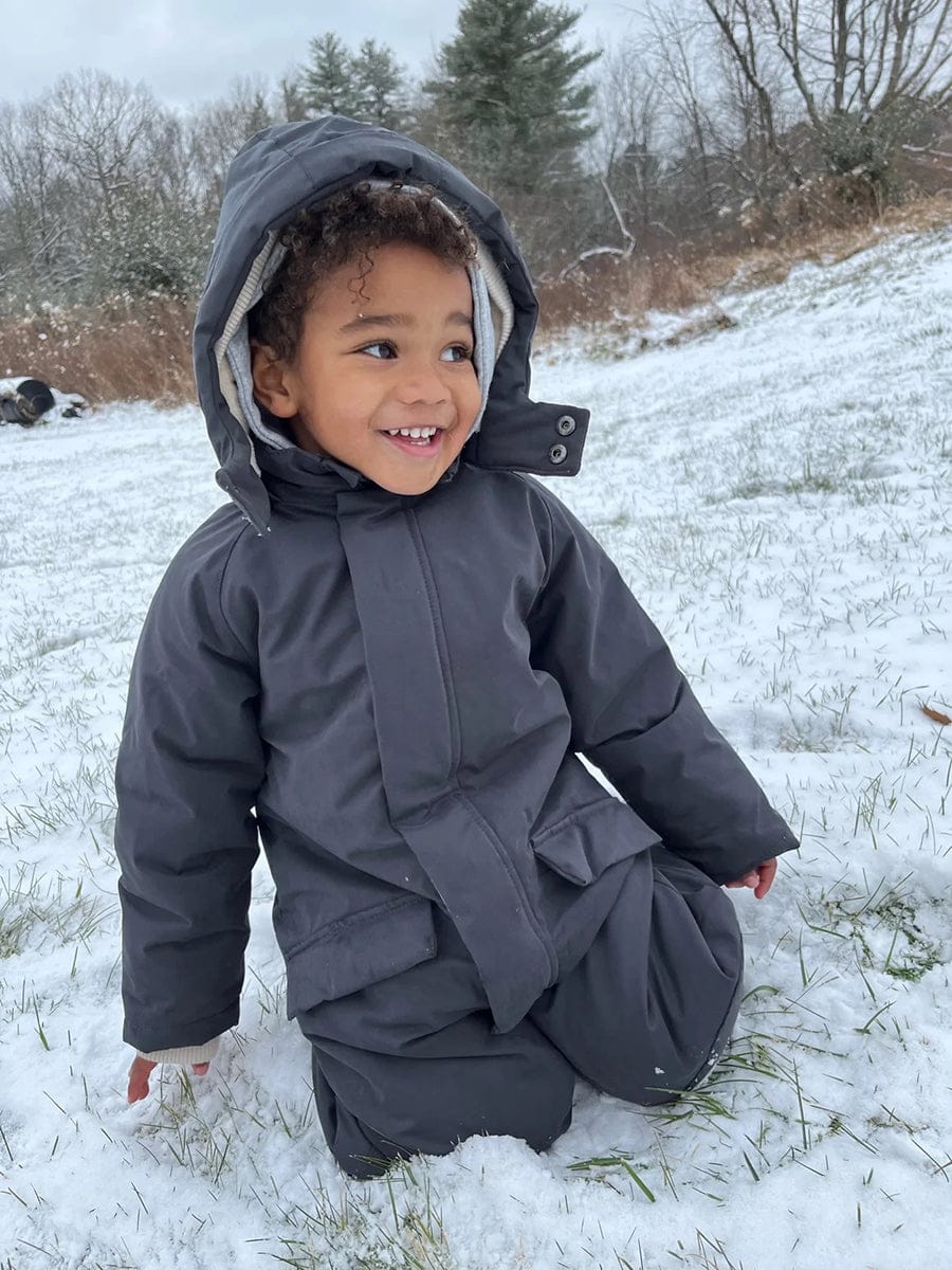 7 A.M. Enfant Snowsuit Grand - Benji - Smokey (3-4T) - SSG80-H-SMK