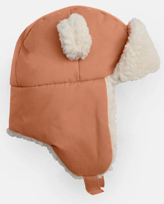 7 A.M. Enfant The Cub Mitten & Hat Set - Benji - Spice (12-18M) - MTCHE80-E-SP