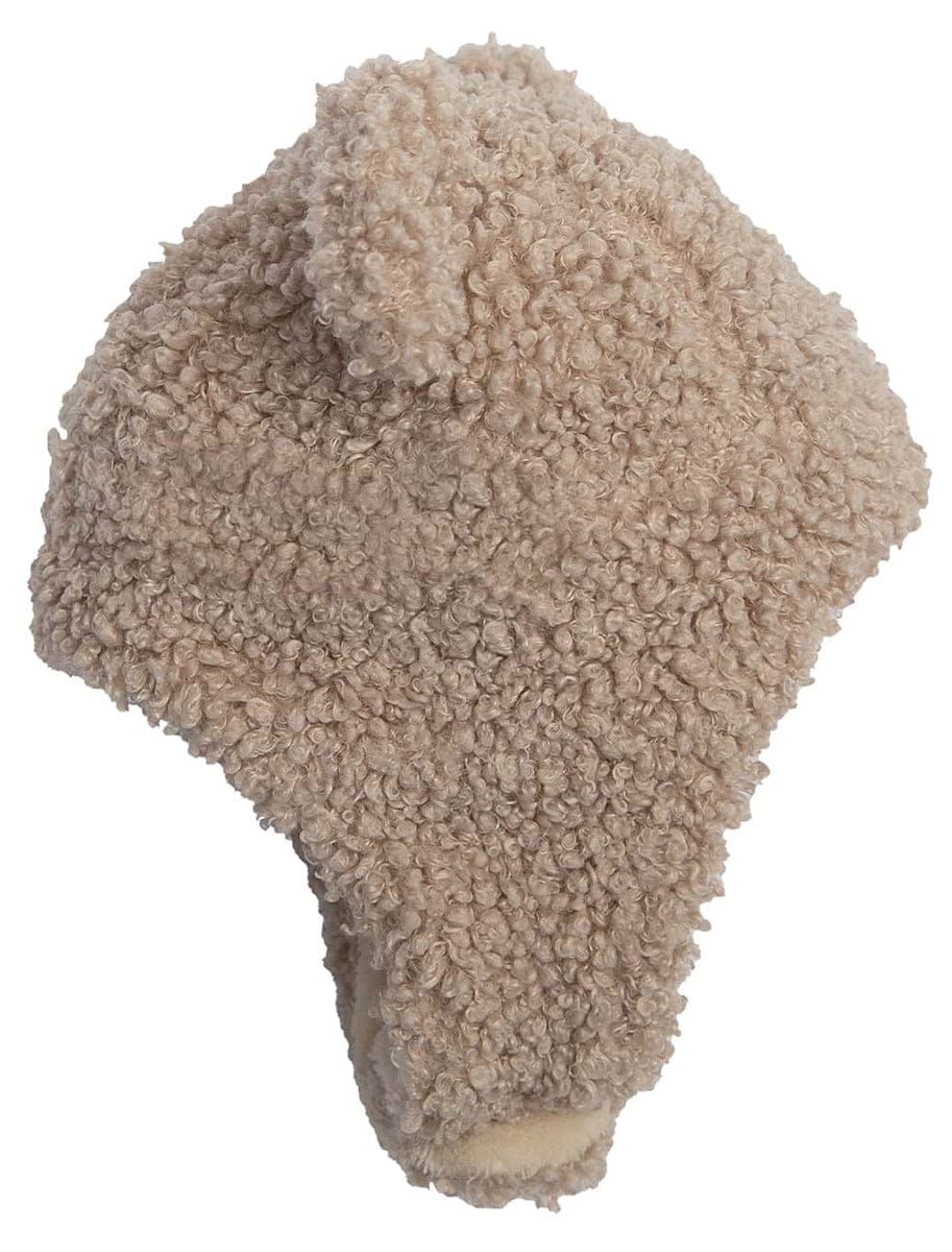 7 A.M. Enfant The Cub Mitten & Hat Set - Teddy - Oatmeal Teddy (12-24m) - MTCH903-TEDO