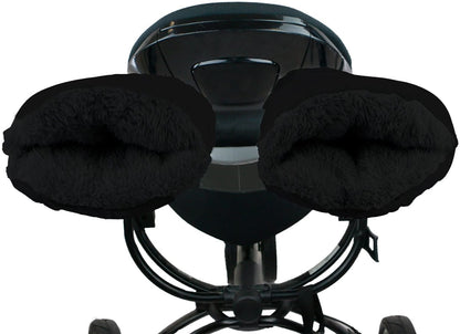 7 A.M. Enfant Warmmuffs - Black Plush - HM212-BP