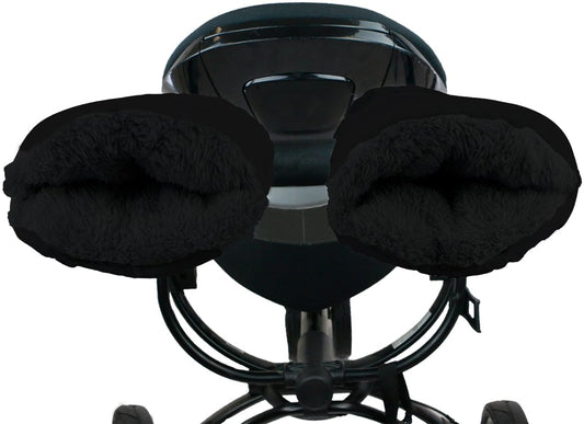7 A.M. Enfant Warmmuffs - Black Plush - HM212-BP