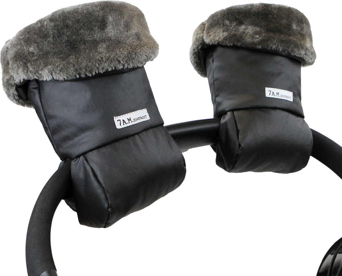 7 A.M. Enfant Warmmuffs - Waxed/Inner Fur - HM40-WIF