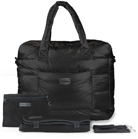 7 A.M. Plaza Diaper Bag - Black - VB010-BK