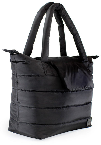 7 A.M. Voyage Capri Diaper Tote - Black - VB016-BK