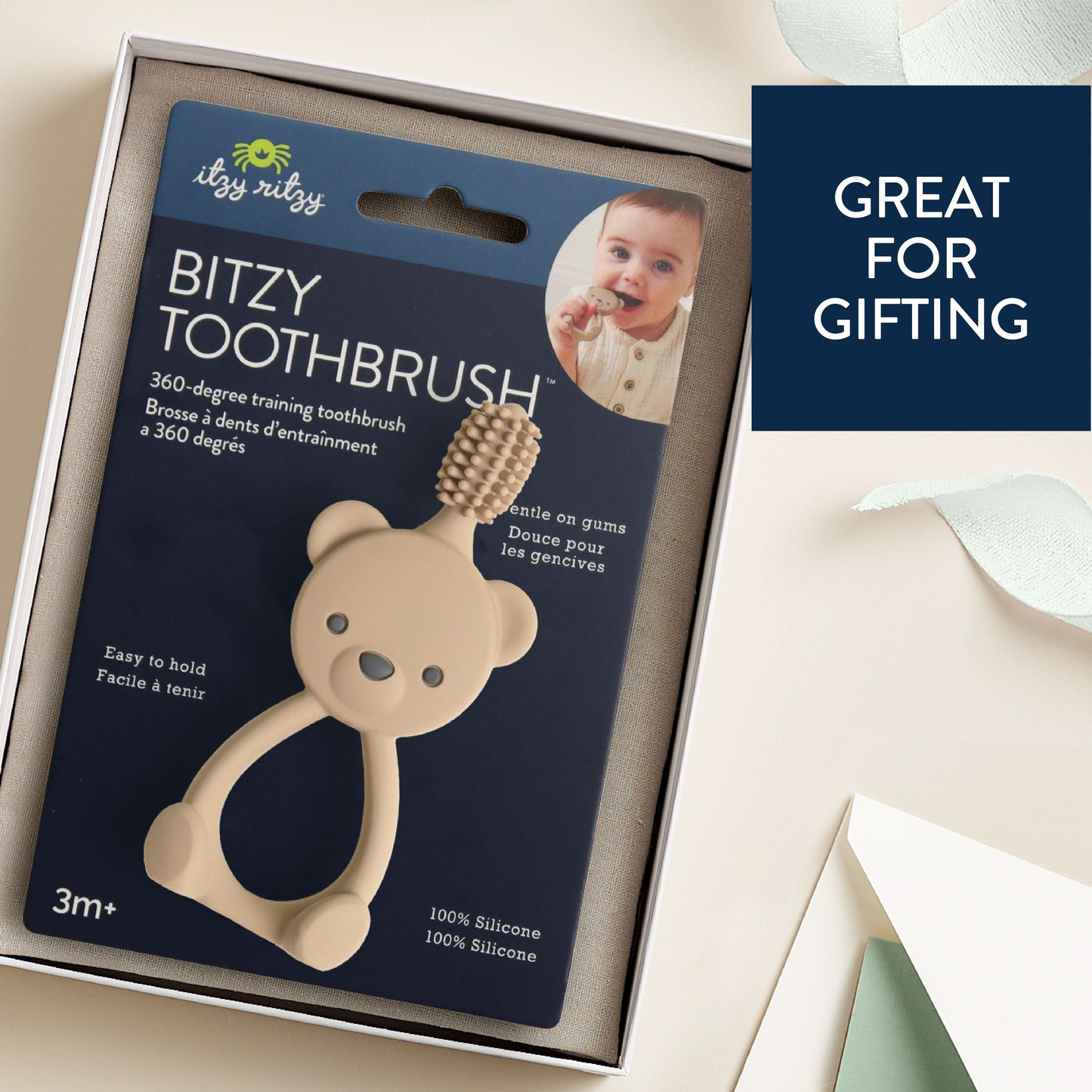 Itzy Ritzy Bitzy Toothbrush 360-Degree Training Toothbrush