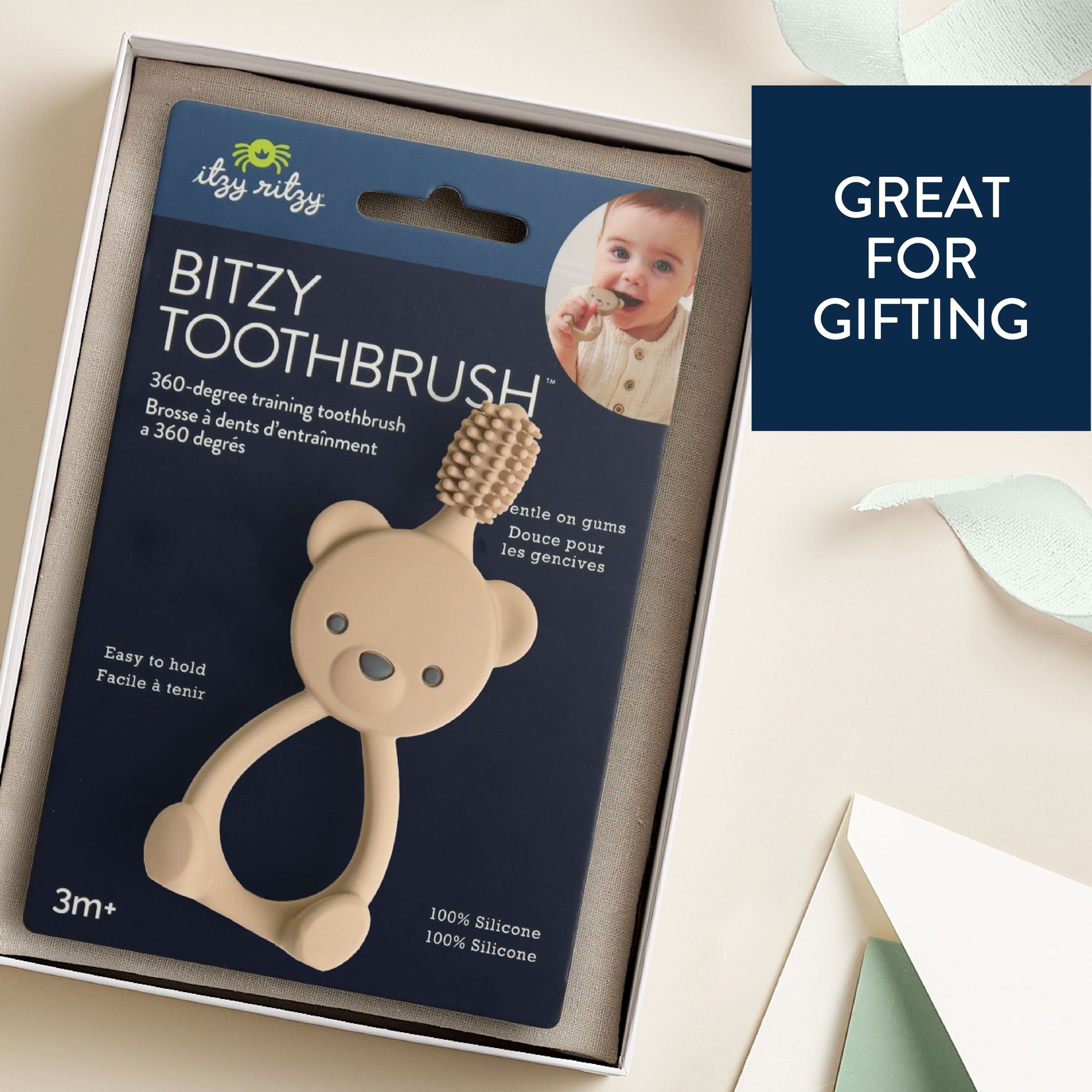 Itzy Ritzy Bitzy Toothbrush 360-Degree Training Toothbrush