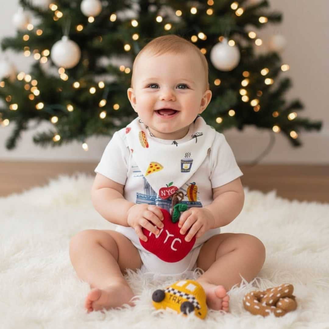 Estella Organic Baby Onesie with Brooklyn Buddies - 3-6 Months