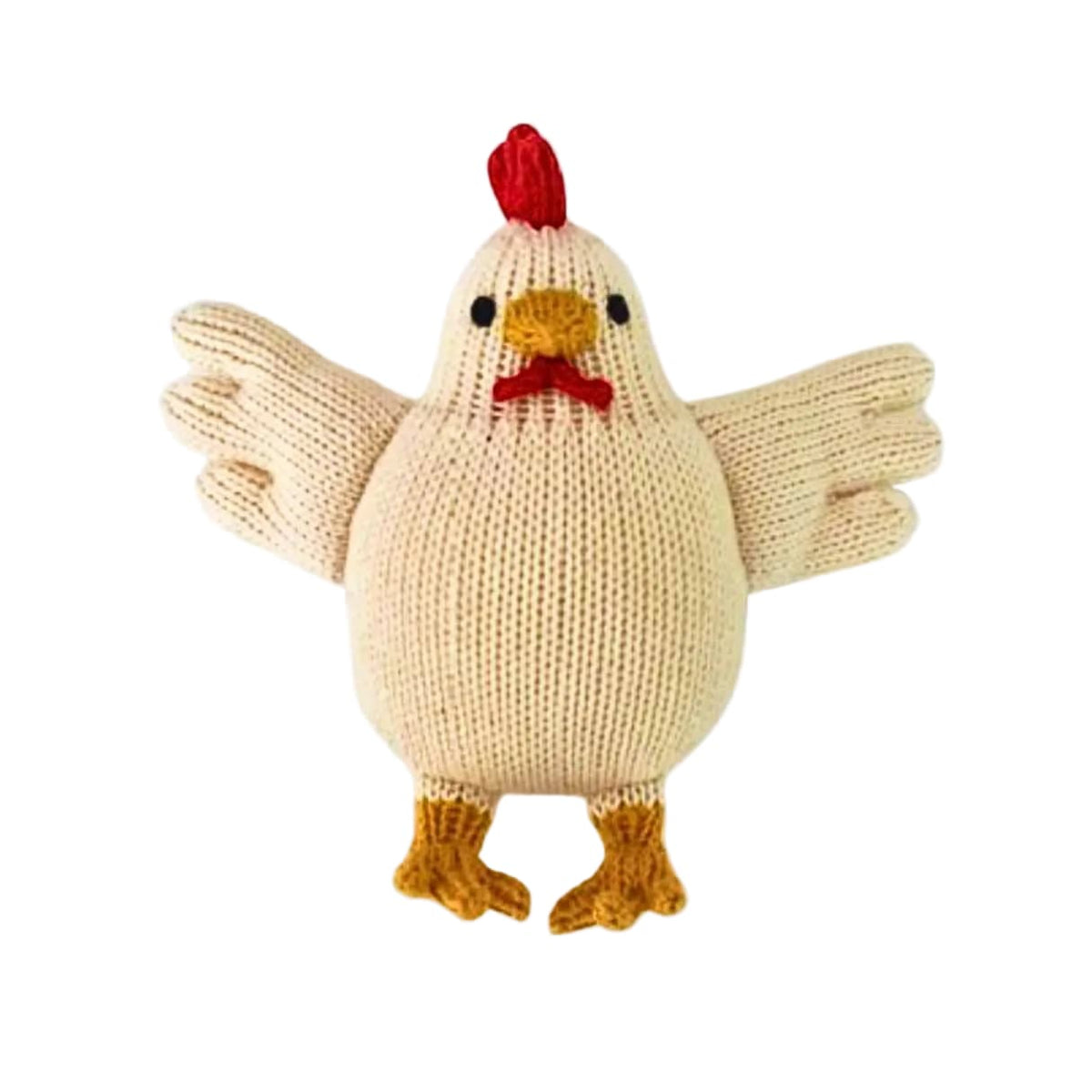 Estella Hank the Organic Chicken Rattle