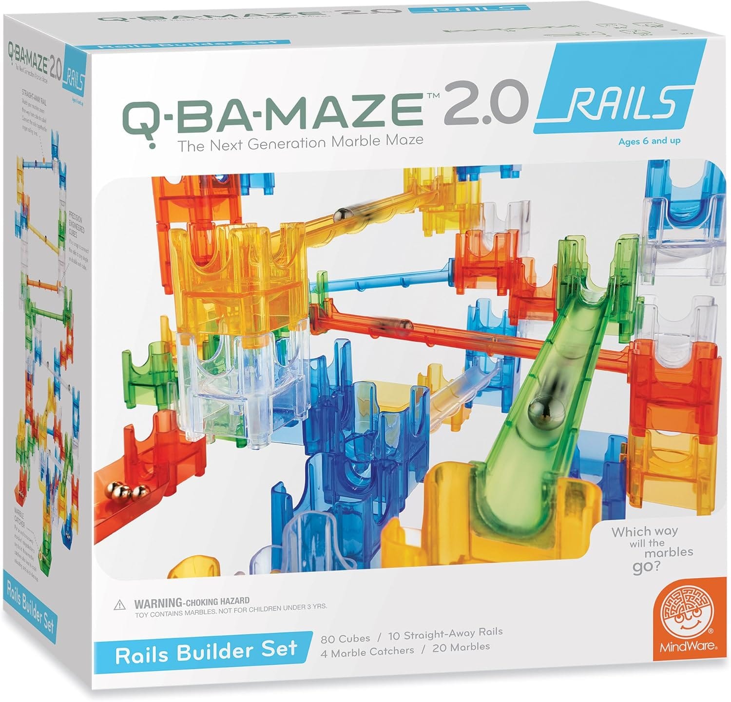 MindWare Q-BA-MAZE 2.0: Rails Builder - WS-68517