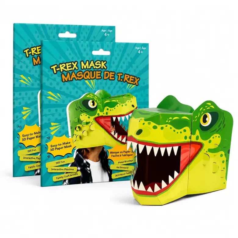 3D Paper Mask - T-Rex Mask
