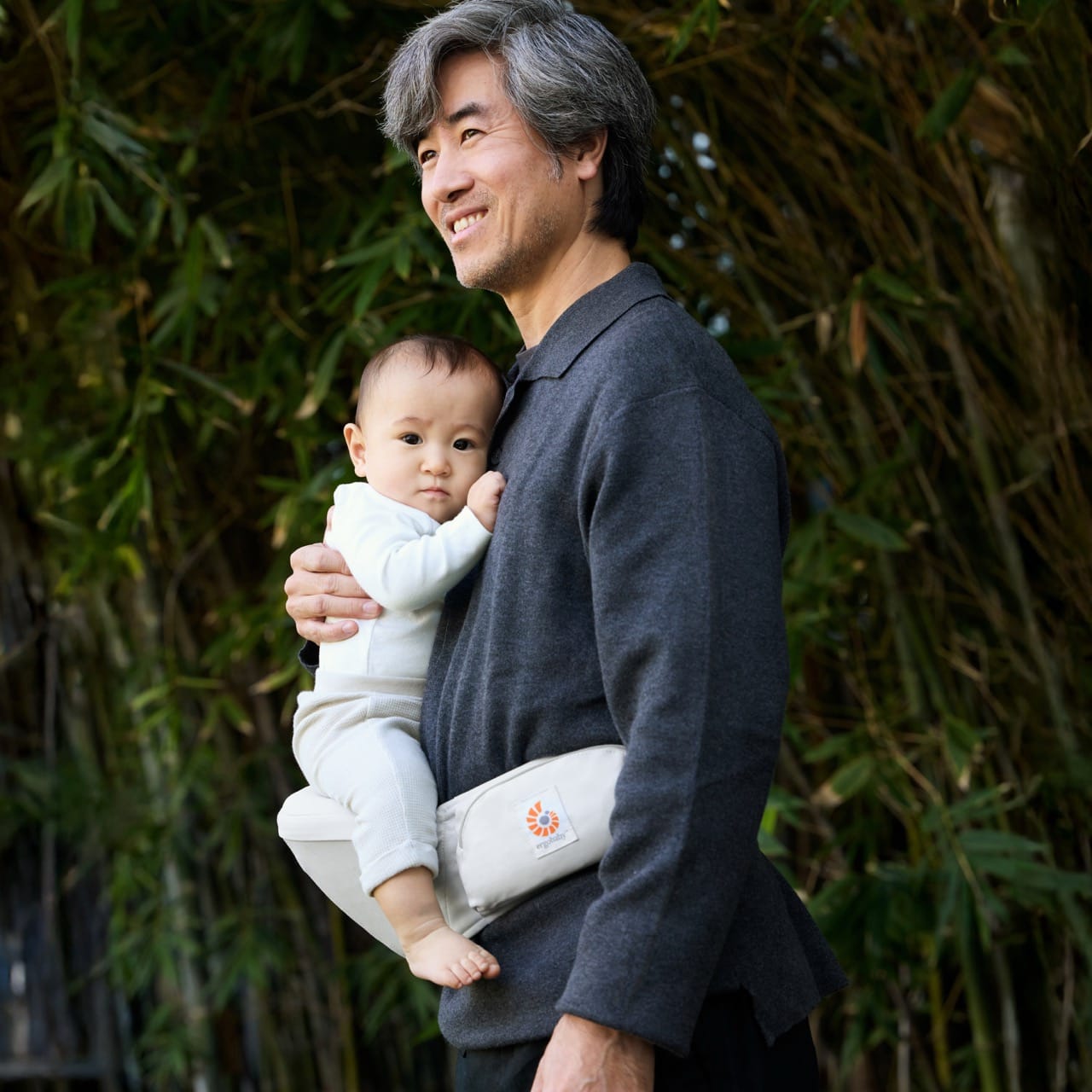 Ergobaby Lift Hip Seat Baby Carrier - Pearl Grey