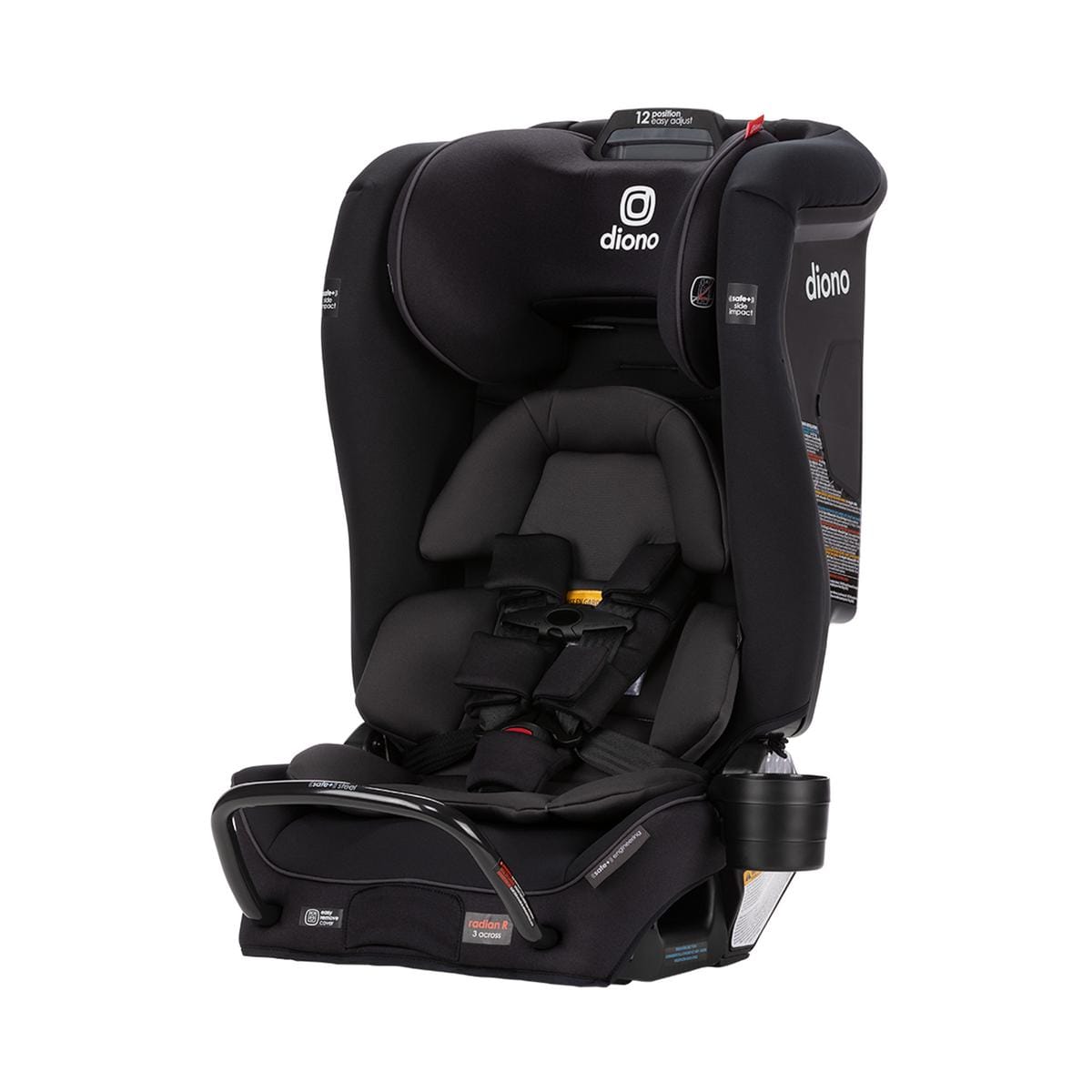 Diono Radian 3RXT SafePlus All-in-One Convertible Car Seat - Black Jet - 50100-NA-01