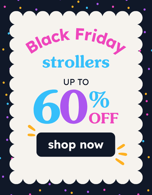 Black Friday promo card advertising discounts up to 60% off with 'shop now' button