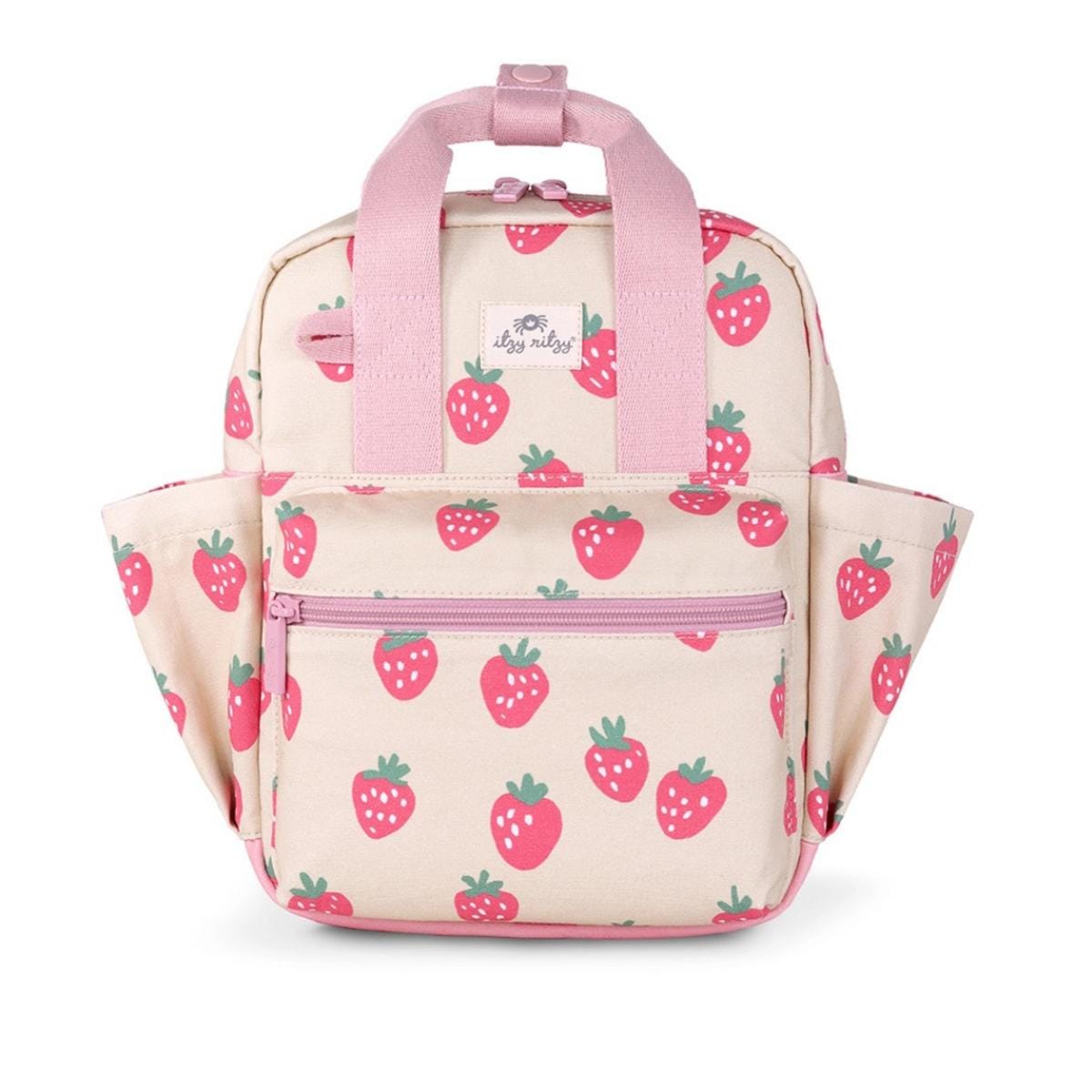 Itzy Ritzy Itzy Bitzy Bag Toddler Backpack - Strawberries & Cream - 101601543