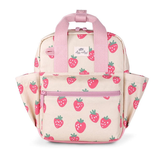 Itzy Ritzy Itzy Bitzy Bag Toddler Backpack - Strawberries & Cream - 101601543