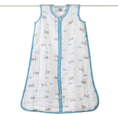 Aden + Anais Muslin Cozy Sleeping Bag - Liam the Brave - Dogs - Large - 1041-AA