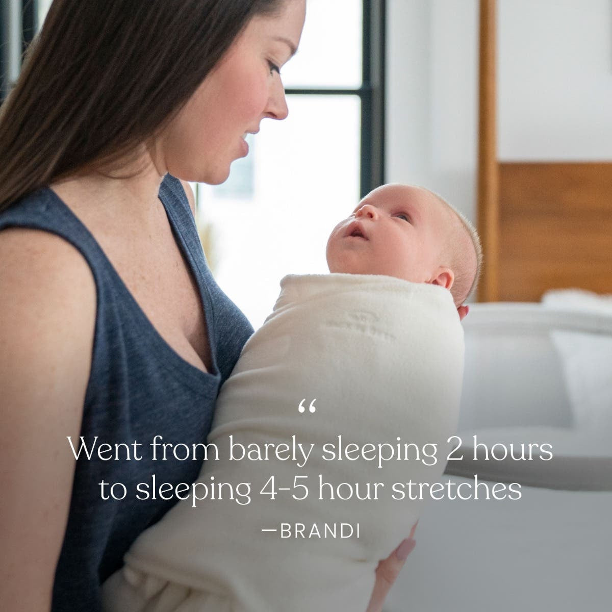 Halo 100% Cotton Swaddle TOG 1.5 - Baby Blue (Newborn)