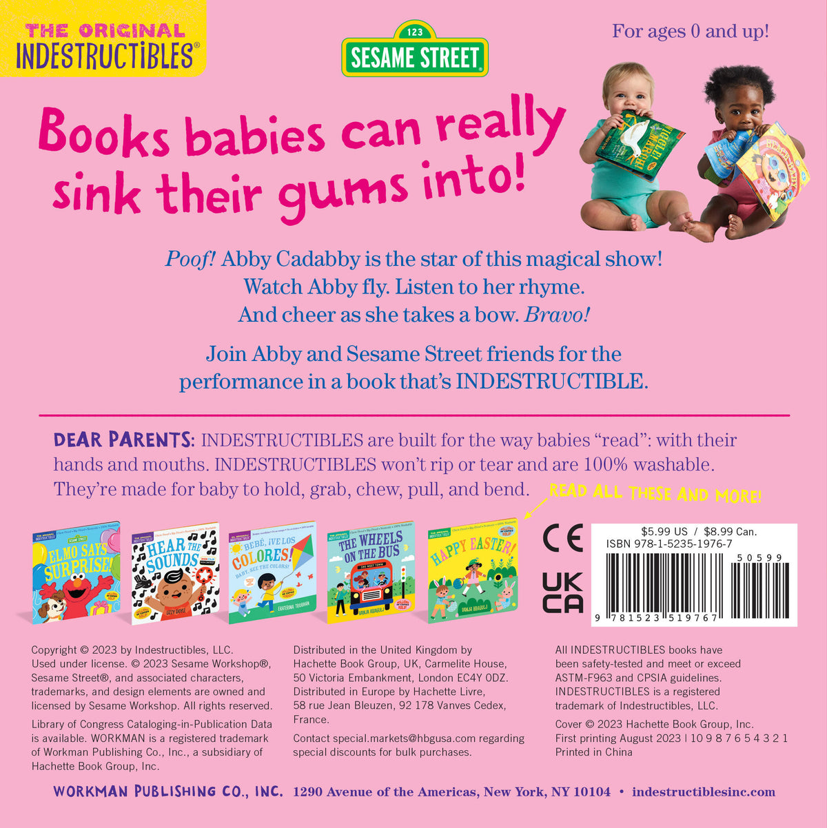 Indestructibles: Sesame Street: Starring Abby Cadabby!