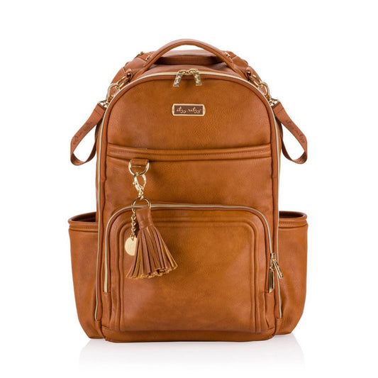 Itzy Ritzy Boss Plus Backpack Diaper Bag - Cognac - DBP8406