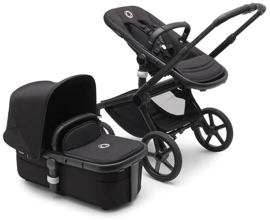 Bugaboo OPEN BOX Fox 5 Complete Stroller - Black / Midnight Black / Midnight Black - 100051042-ob