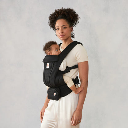 Ergobaby Omni Deluxe Baby Carrier, Mesh - Onyx Black