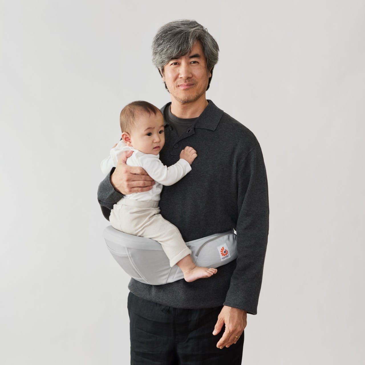 Ergobaby Lift Hip Seat Baby Carrier - Pearl Grey