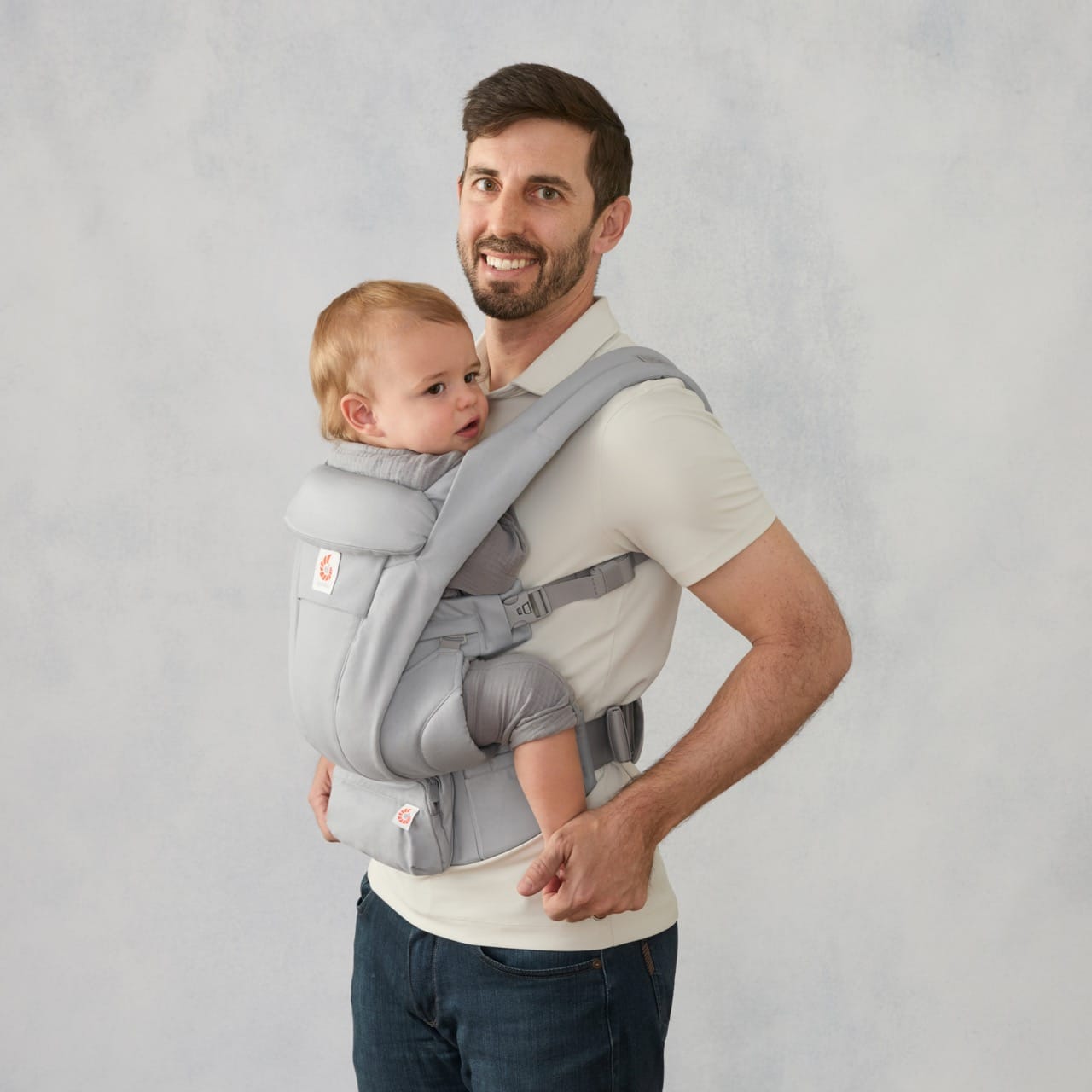 Ergobaby Omni Deluxe Baby Carrier, Cotton - Pearl Grey – Albee Baby