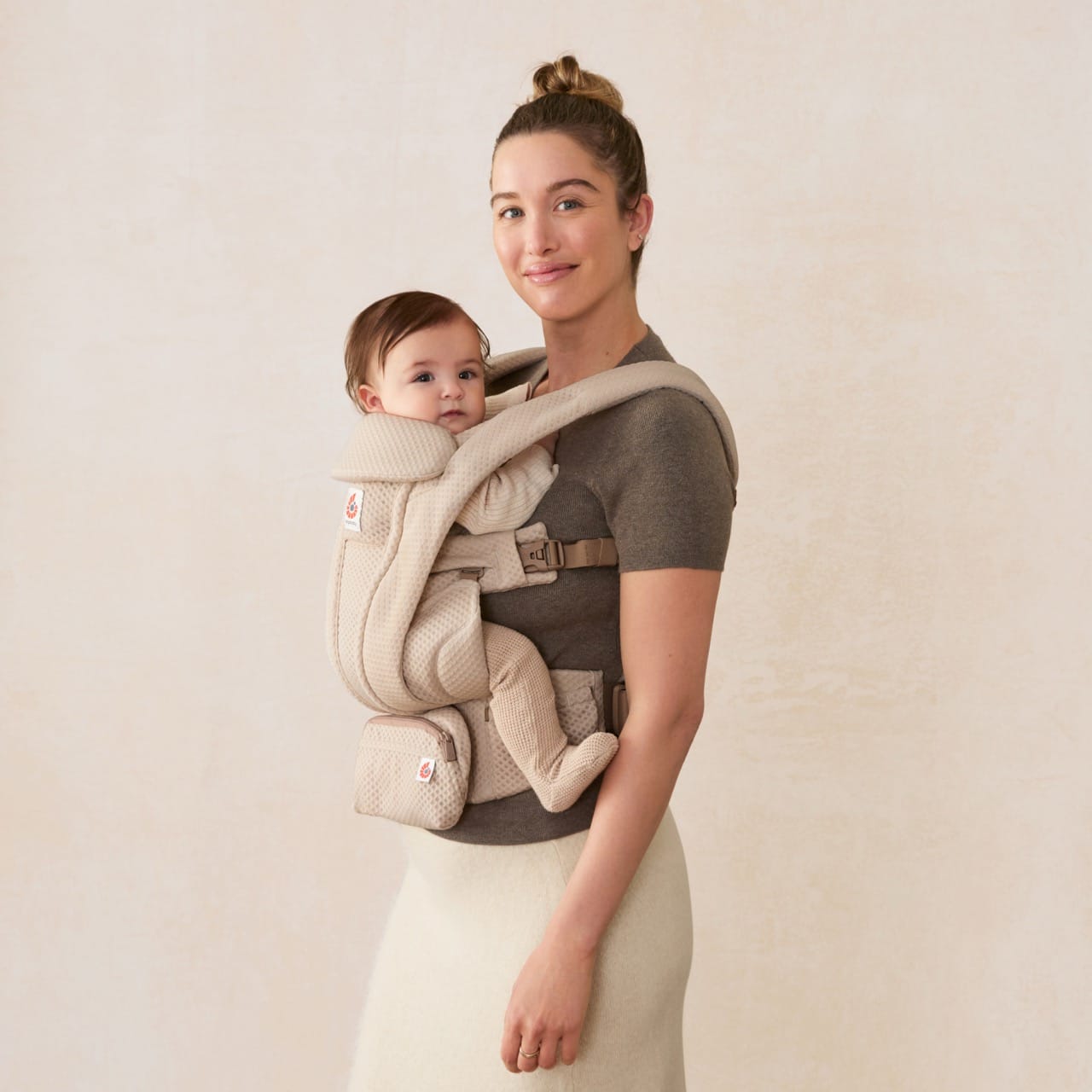 Ergobaby Omni Deluxe Baby Carrier, Mesh - Natural Beige – Albee Baby