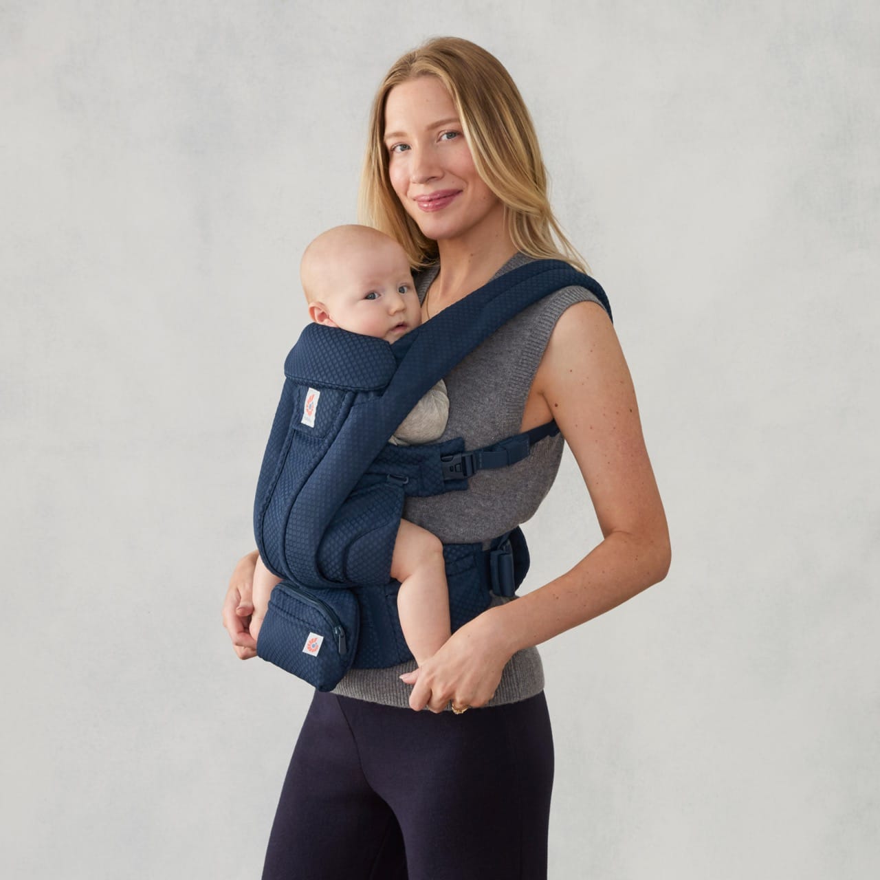 Ergobaby Omni Deluxe Baby Carrier, Mesh - Midnight Blue