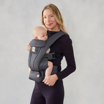 Ergobaby Omni Deluxe Baby Carrier, Mesh - Graphite Grey
